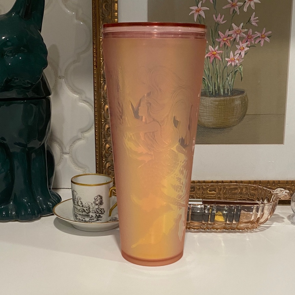 Starbucks Venti Rose Gold Pink Siren Tumbler